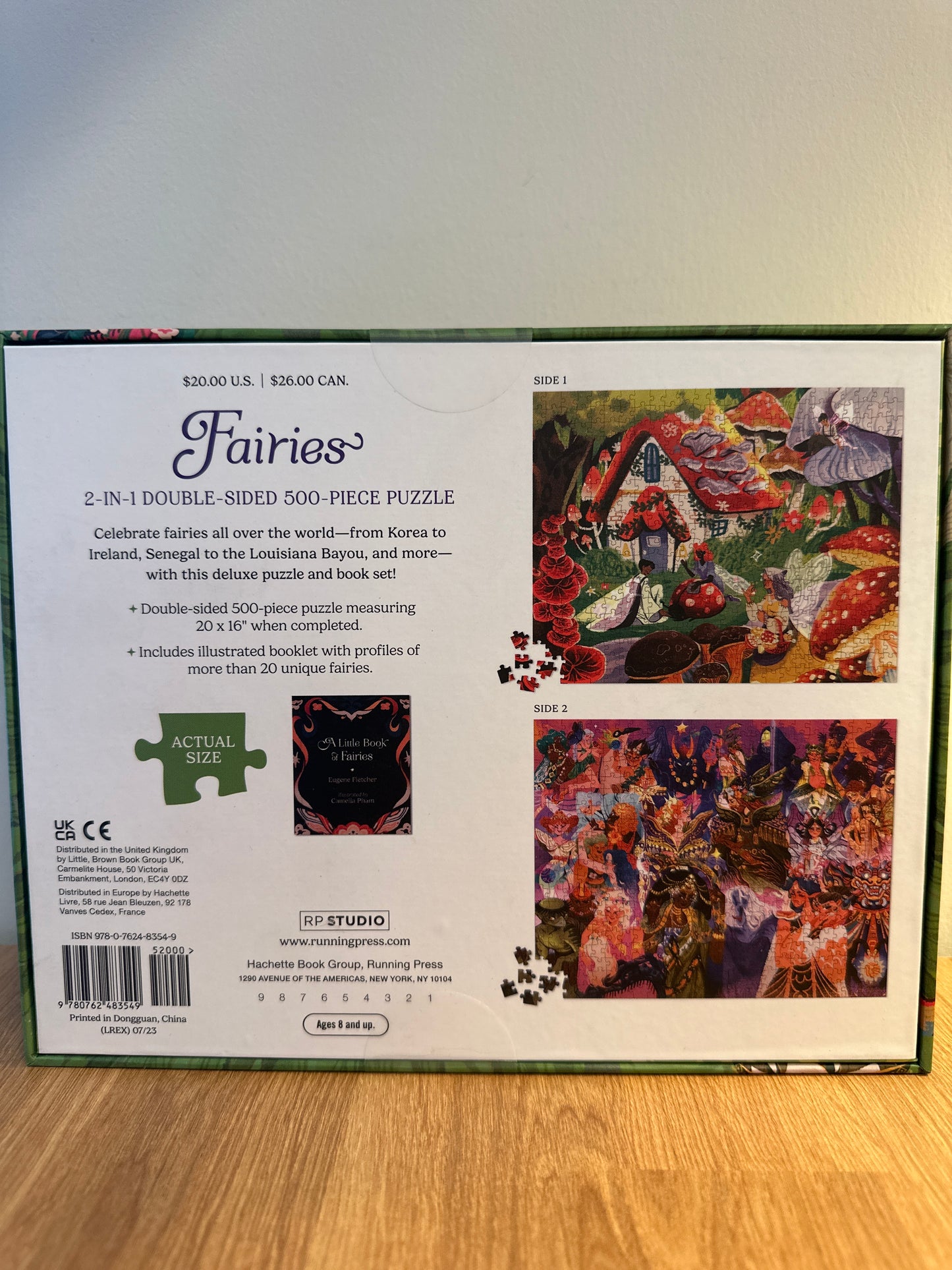 Faeries Puzzle - 2 in 1 Double Sided 500pc