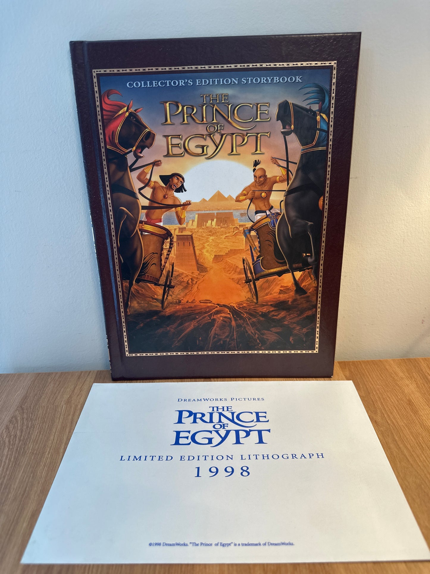 The Prince of Egypt Collector’s Edition Storybook with unopened Limited Edition Lithograph (1998)