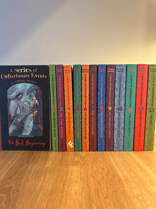 A Series of Unfortunate Events Books 1-13 Set