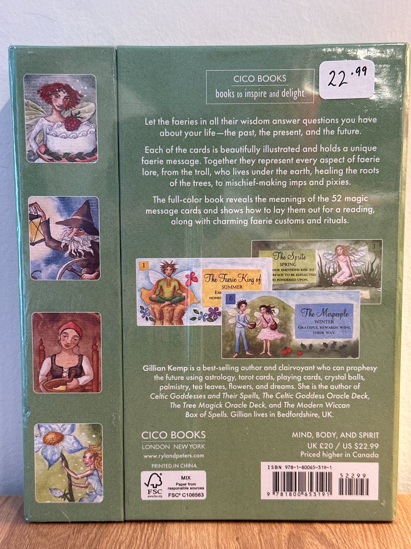 Faerie Wisdom Magical Message Cards & Book