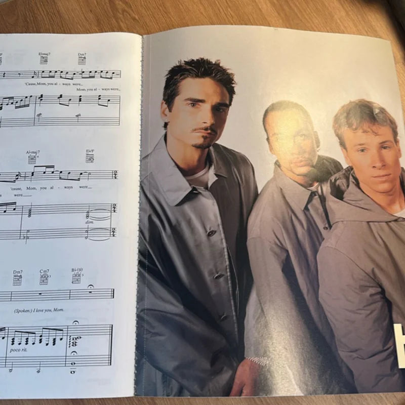 Backstreet Boys Millennium Song Book Music Lyrics Piano Guitar